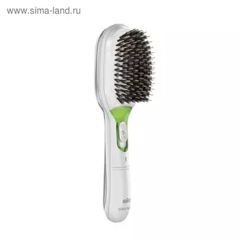 Расческа Braun BR750, 1хААА, ионизация, белая