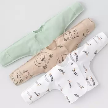 Распашонка детская KinDerLitto «Крошки-горошки», рост 56-62 см, 3 шт
