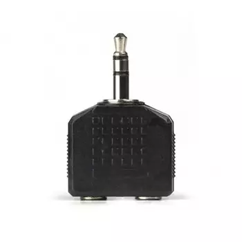 Разветвитель аудио Smartbuy A202,Jack 3.5 мм(3pin)(m)-2хJack 3.5 мм(3pin)(f), черный