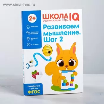 Развивающая игра «Школа IQ Развиваем мышление. Шаг 2»