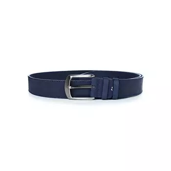 Ремень поясной мужской натуральная кожа 59318 синий 150х3,8х0,3 см