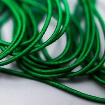 Резинка для творчества "Fabrika Decoru" круглая 1мм Зеленая