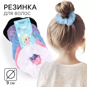 Резинка для волос 9 см, Холодное сердце МИКС