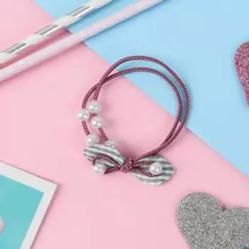Резинка для волос "Мария" бантик, микс