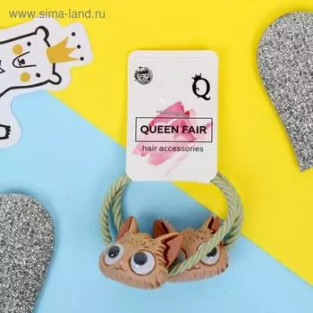 Резинка для волос "Зверятки" (цена за пару) кошечки