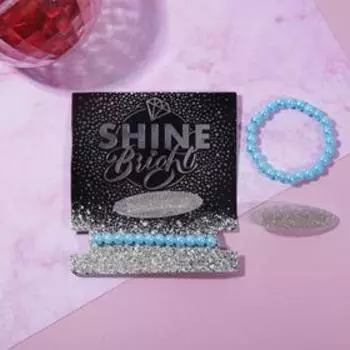 Заколка для волос и браслет "Shine bright"