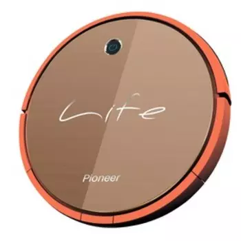 Робот-пылесос Pioneer VC705R, 24Вт, сухая/влажная уборка, цвет оранжевый