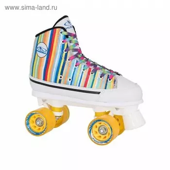 Ролики-квады Candy-Stripes, размер 41