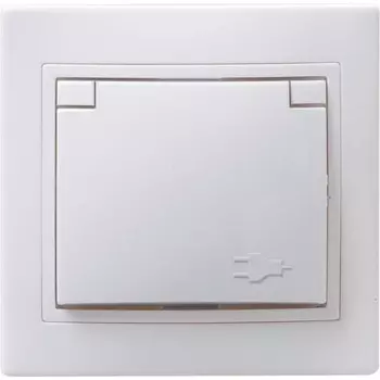Розетка IEK ERK12-K01-16-DM Кварта, СП, IP20
