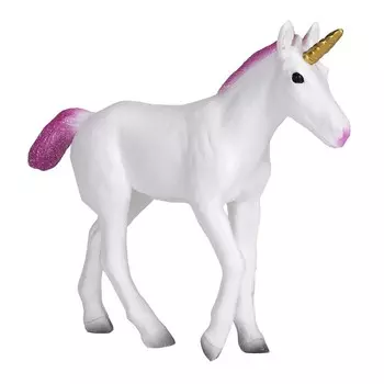Фигурка Konik «Розовый единорог, жеребёнок»