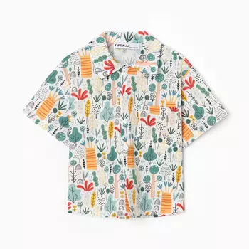 Рубашка для мальчика KAFTAN «Лес», размер 32 (110-116 см)