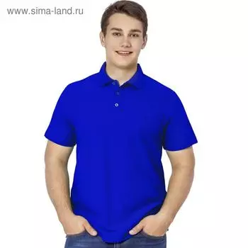 Рубашка мужская, размер 50, цвет синий