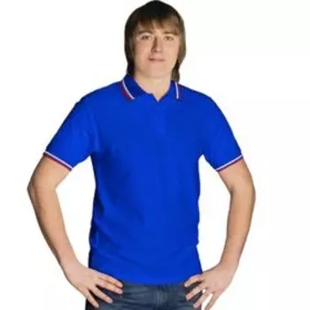 Рубашка мужская, размер 54, цвет синий