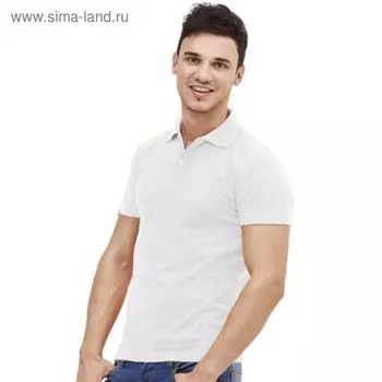 Рубашка унисекс, размер 48, цвет белый
