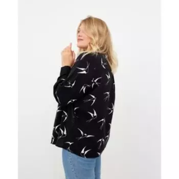 Рубашка женская MIST plus-size, р.52, черный