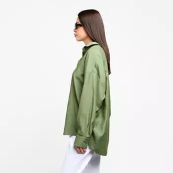 Рубашка женская MIST: Classic Collection, размер 44-46, зелёный