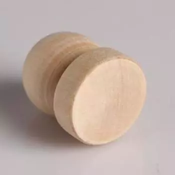 Ручка деревянная «Комод. Шкаф», h=45 мм, d=37 мм