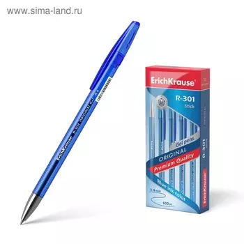 Ручка гелевая R-301 Original Gel, узел 0.5 мм, чернила синие, длина линии письма 600 метров