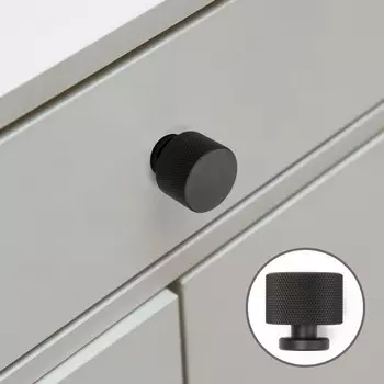 Ручка-кнопка CAPPIO PK329, d=30 мм, цвет черный