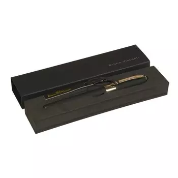 Ручка шариковая, 0.5 мм, BrunoVisconti MONACO, стержень синий, корпус Soft Touch чёрный, в футляре