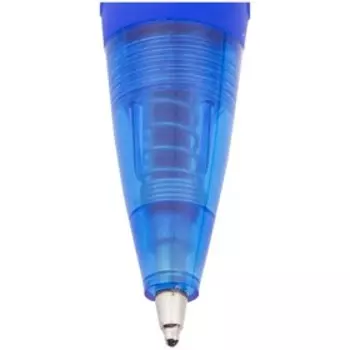 Ручка шариковая автомат Luxor "Ultra" синяя, 0,7мм, грип, корпус синий 1822