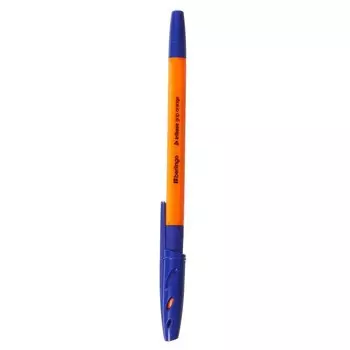 Ручка шариковая Berlingo "Tribase grip orange", 0,7 мм, грип,синяя