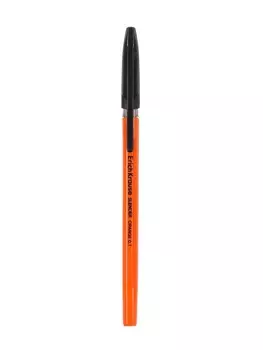 Ручка шариковая ErichKrause Slender Stick Orange, Super Glide, 0.7 мм, чёрная