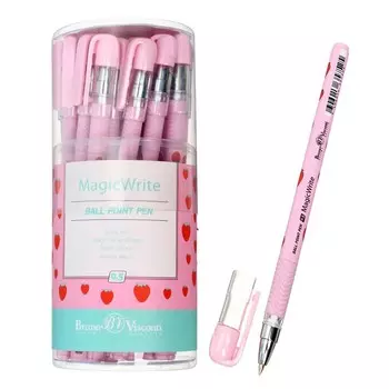 Ручка шариковая MagicWrite «Клубнички», узел 0.5 мм, стержень синий