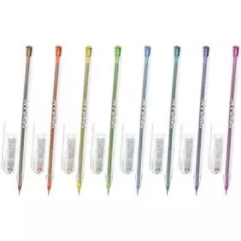 Ручка шариковая масляная Pensan My-Tech Colored, узел-игла 0.7 мм, 8 цветов, МИКС + дисплей