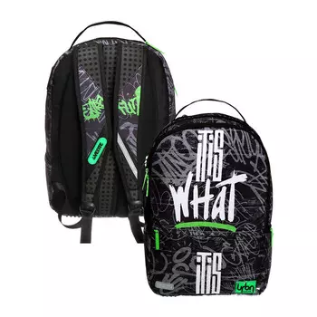 Рюкзак молодежный 39 х 30 х 17, эргономичная спинка, deVENTE Label 19L, + usb It Is What 7032444