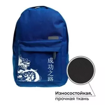 Рюкзак молодёжный, 38 х 28 х 19 см, эргономичная спинка, Calligrata Э "Дракон"