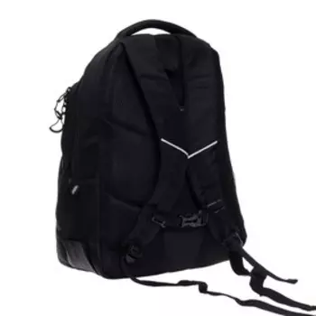 Рюкзак молодёжный Grizzly, 45 х 32 х 23 см, эргономичная спинка, чёрный/серый