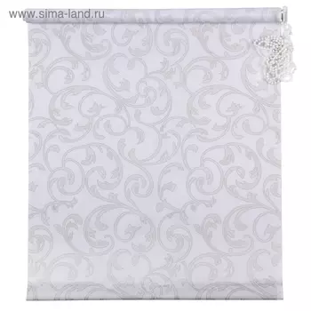 Рулонная штора «Англетер» 100х160 см, цвет белый