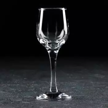 Рюмка Paabahe Amber, 74 мл, стекло, прозрачная