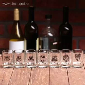 Стопки с нанесением, МИКС