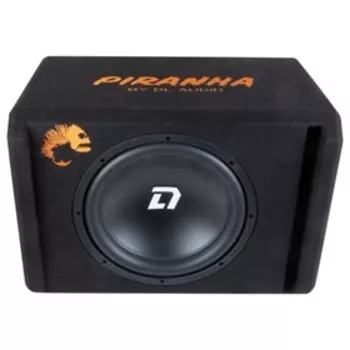 Сабвуфер DL Audio Piranha 12A, в коробе, активный, 12"/ 300 мм, MAX 800 Вт, микс