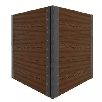 Садовый компостер 1-й ДПК комбинат 150*150*90 см, 4х ярусный