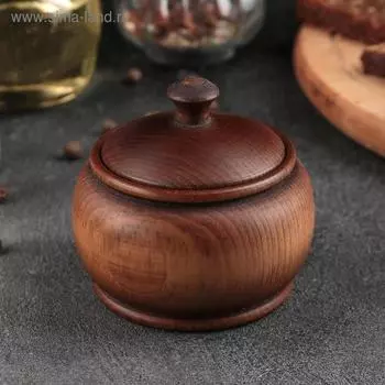 Сахарница деревянная Magistro, 150 мл, d=7 см, из натуральной сосны