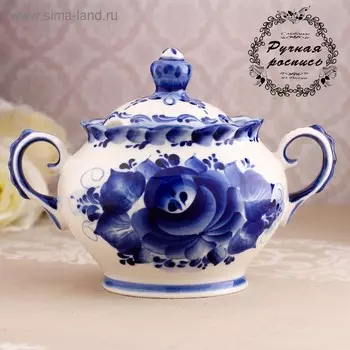 Сахарница «Мечта», 181313 см, 0,5 л, гжель