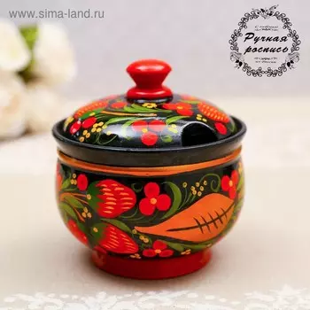 Сахарница «Ягодка», малая, 109,59,5 см, хохлома, микс