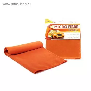 Салфетка замшевая из микрофибры GlassClean 34х34 AMF-04