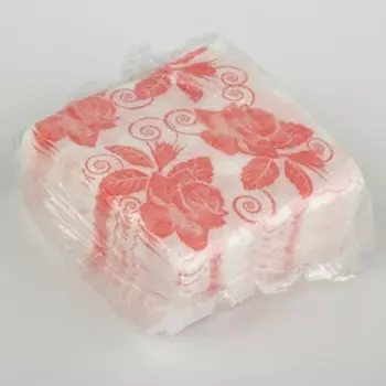 Салфетки бумажные «Роза», 24*24 см, 50 шт.