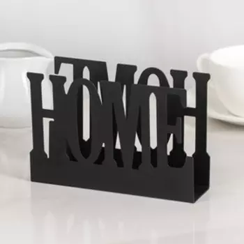 Салфетница Доляна Home, 15410 см, чёрная