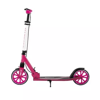 Самокат Maxiscoo A1-205A с ручным тормозом, цвет розовый