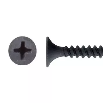 Саморез для ГКЛ мелкая резьба, оксид SteelRex 3,5х 32, 1 кг