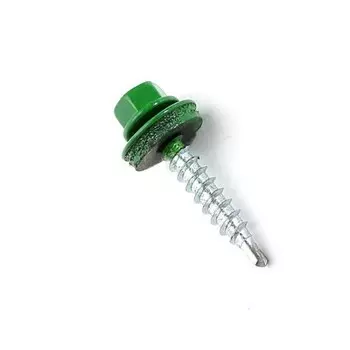 Саморез для крепления кровли, RAL6002, 4,8х35 3000 шт