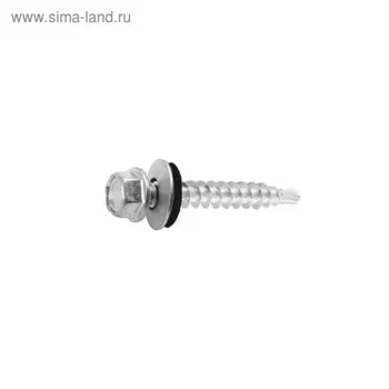 Саморез для крепления кровли Steelrex, сверло, цинк 6,3х19, 3 000 шт.