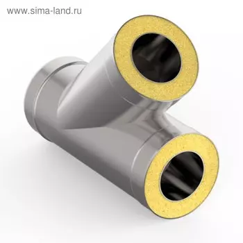 Сэндвич – тройник «УМК», 135°, d=200280 мм, нержавеющая сталь/оцинкованная сталь, 1.0 мм/0.5 мм