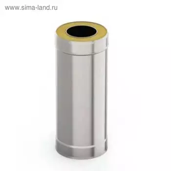 Сэндвич – труба «УМК», 1.0 м, d=100160 мм, нержавеющая сталь, 0.5 мм/0.5 мм