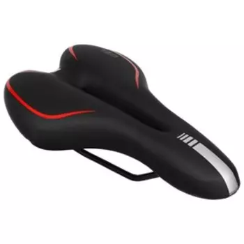 Седло Dream Bike спорт-комфорт, цвет красный